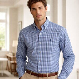 Ralph Lauren Classic Fit Shirt Sz 16 32/33